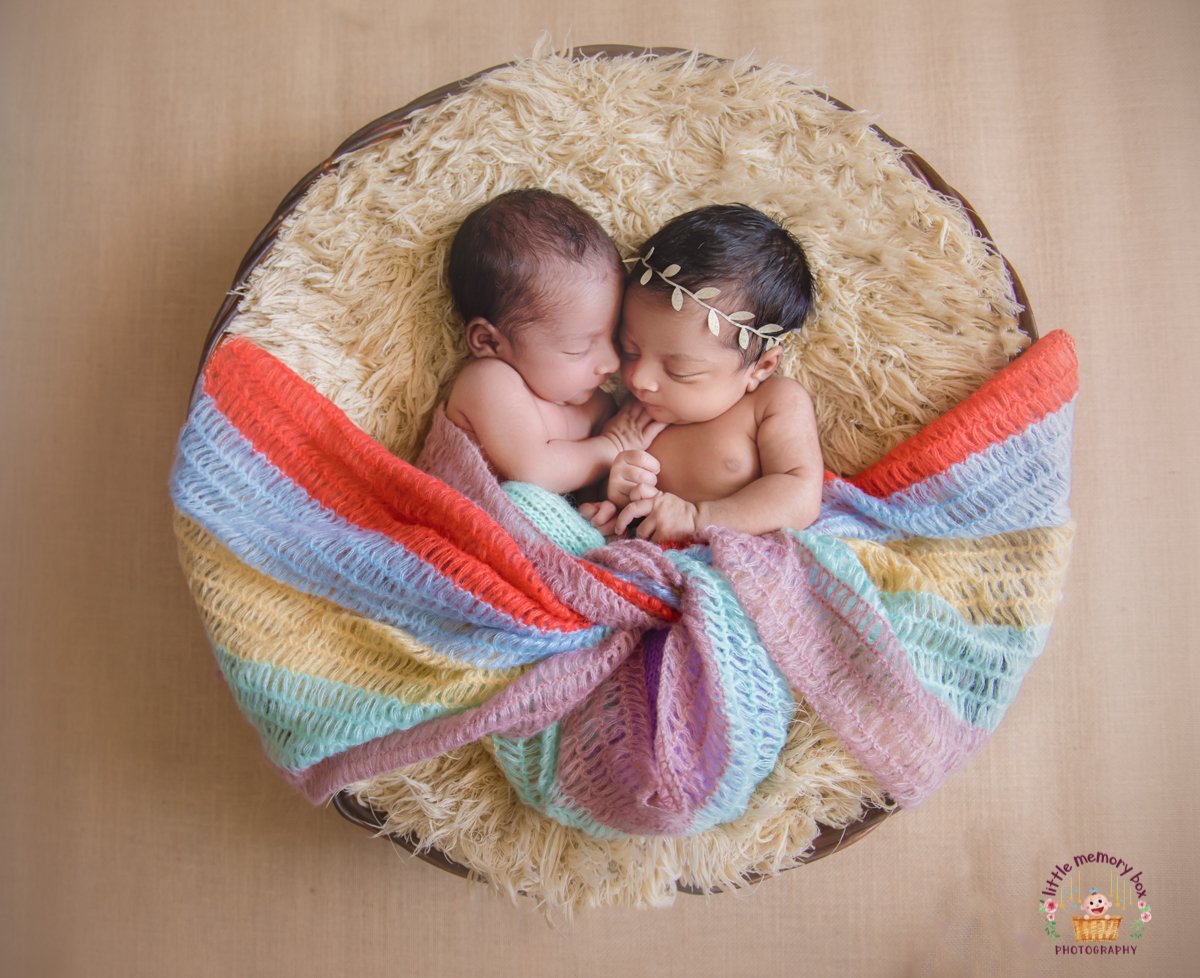 twins just born baby photoshoot bangalore